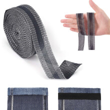 Vielseitiges Saumband für die meisten Stoffe, strapazierfähig selbstklebend, kein Nähen erforderlich, sofortiger Saum für Jeans, Anzughosen und