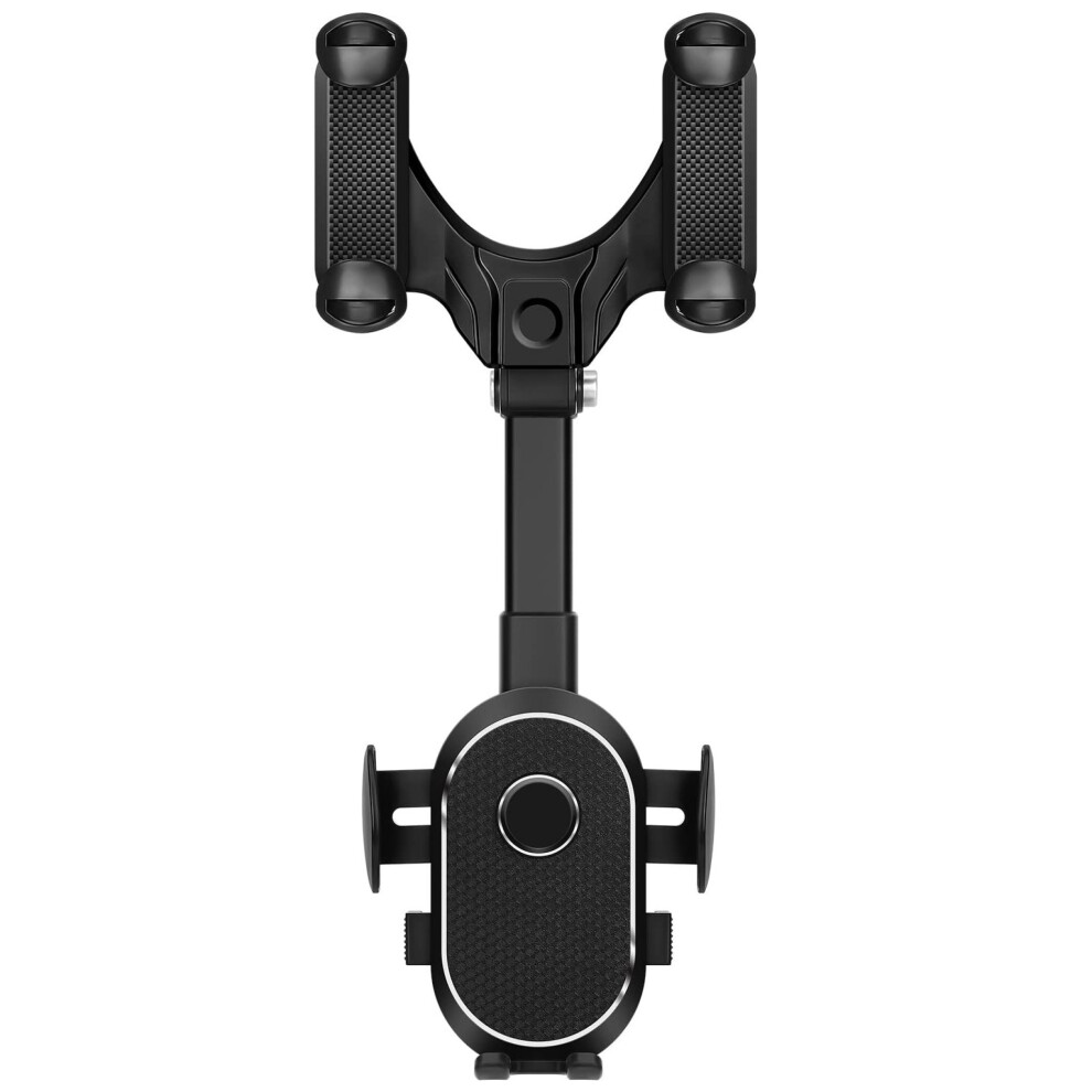 Retractable Car Phone Holder For Rearview Mirror, Durability & Multi-Angle Adjustment Ensure Safe Driving, 360 Rotatable For Optimal Viewing, 9405630081213