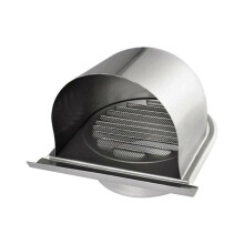 Weerbestendig ventilatierooster met roestvrijstalen gaas, eenvoudig te installeren ventilatiesysteem voor binnen- en buitengebruik, duurzaam