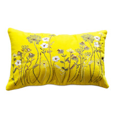 Housse de coussin, taie d'oreiller, décoration-300X500mm Jaune