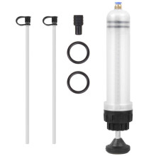 Oljeutsugspump för fordonsservice, vätskeöverföringspump med tjockväggig slitstark design och tydliga skallinjer, sugpump för hydraulik