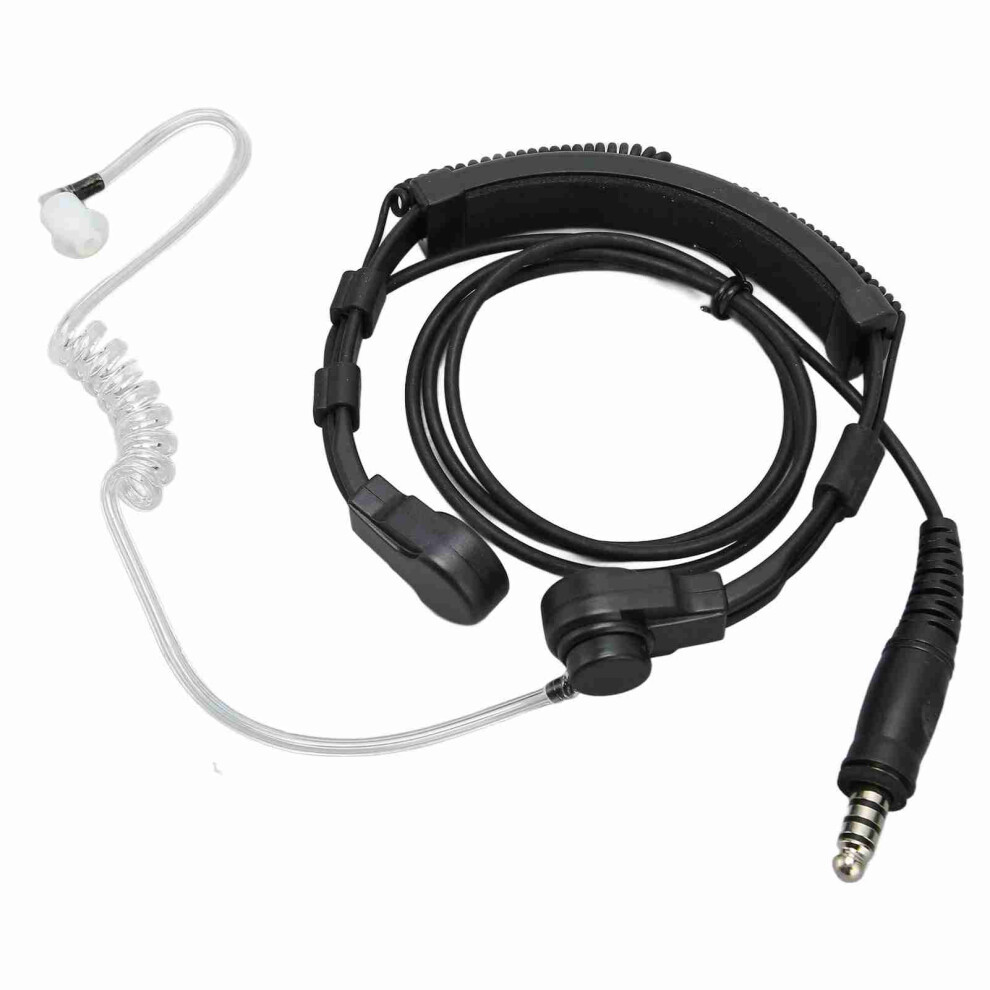 Premium Transparent Throat Microphone Earpiece For T5000 Walkie Talkie 5051371061058