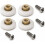 Shower Door Wheels, Smooth Rolling Nylon Rollers With Solid Brass Hubs For Showers And Furniture, Multi-Function High Quality POM Plastic Rollers 5