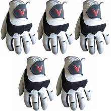V Golf 5 Pack Gloves Made From Cabretta Leather | Ultra Grip & Breathable Gloves | Left Hand Glove For Right Handed Golfer | The Perfect Golf Accesso