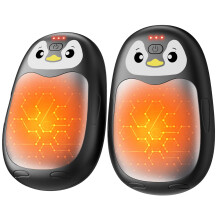 FANDLISS Hand Warmers Rechargeable, 8000mAh Electric Handwarmers, 2 pack Pocket HandWarmer, 3 Levels Heating, Portable for Pocket, Gloves, Golf Skiin