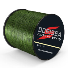 Dorisea Extreme Braid 100% Pe Braided Fishing Line Fishing Wire 300m/328Yards Fishing String-Abrasion Resistant Incredible Superline Zero Stretch Sma