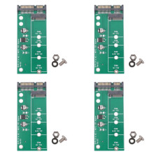 4X Ngff ( M2 ) Ssd to 2.5 Inch Adapter M.2 Ngff Ssd to Sata3 Convert Card for 30/42/60/80Mm M.2 Ssd Hard Drive