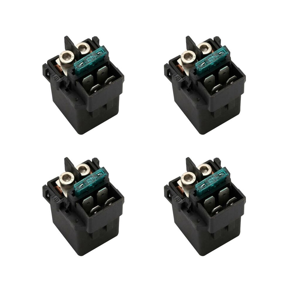 4X Cru Relay Solenoid For Cbr1000 Shadow Vt 1100 Vtx St 1300 Cb750sc Black 6033556193555