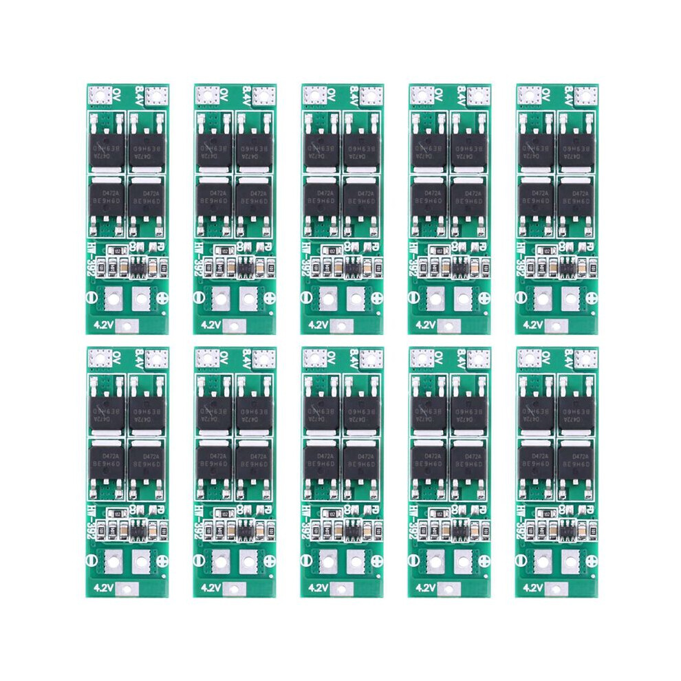 10X 2S 20A 7.4V 8.4V 18650 Lithium Battery Protection Board/Bms Board Standard 4711342305130
