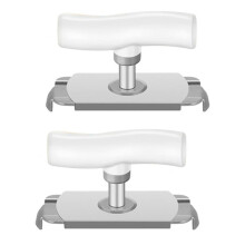 2X JarOpener for Weak Hands Easy Open Adjustable Grip , Stainless Steel Can Opener Bottle Tin Cap B