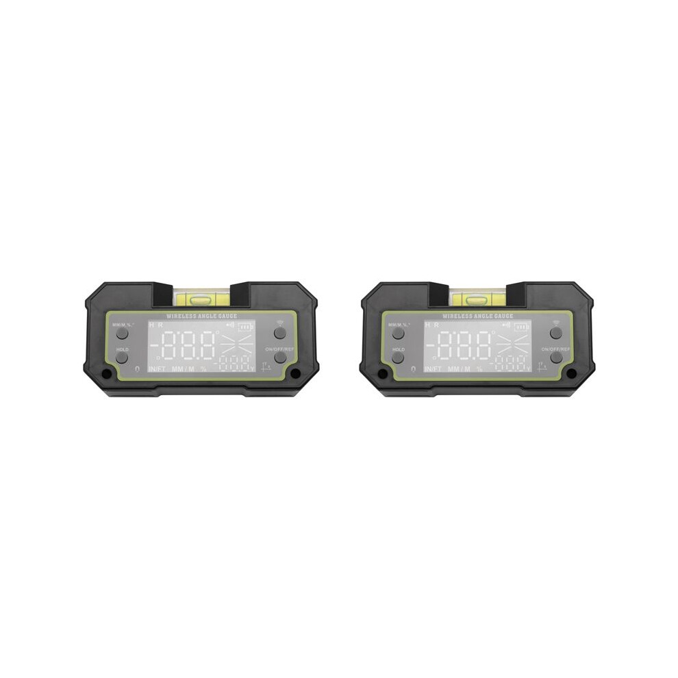 2X Level Inclinometer Dual Axis Digital Protractor Measuring Angle Ruler Biax Rechargeable Magnetic Level Box 6032620702778