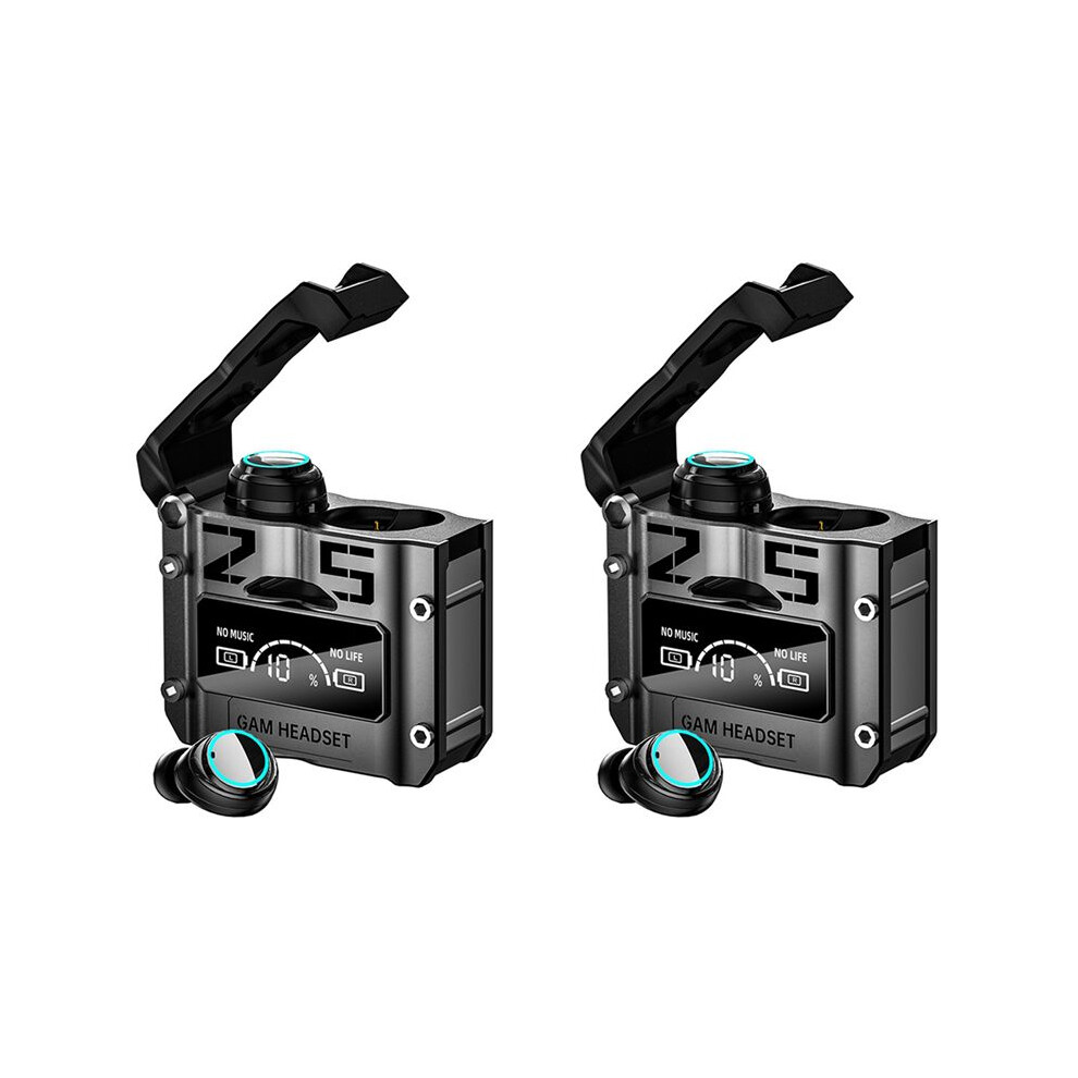 4X M25 Tws Wireless -Compatible 5.2 Headset Touch Digital Display Binaural Noise Reduction Gaming Earphones 6033211755241