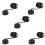 25PCS Panel Mounting RJ45 Waterproof Connector Ethernet LAN Cable Connector Double  Adapter with Dust Cap 2