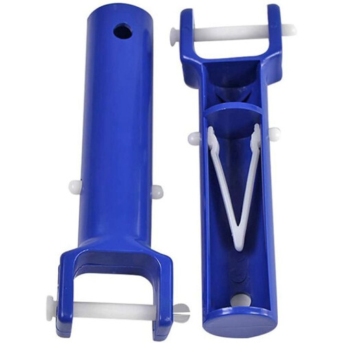 Swimming Pool Vacuum  Handles Pool Cleaning Tool Replacement Accessories with V-Shaped Clip 4 Pack 1