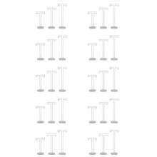 30Pcs Acrylic T Shape Earring Display Earring Holder Earring Stand Jewelry Organizer Earring Jewellery Showing