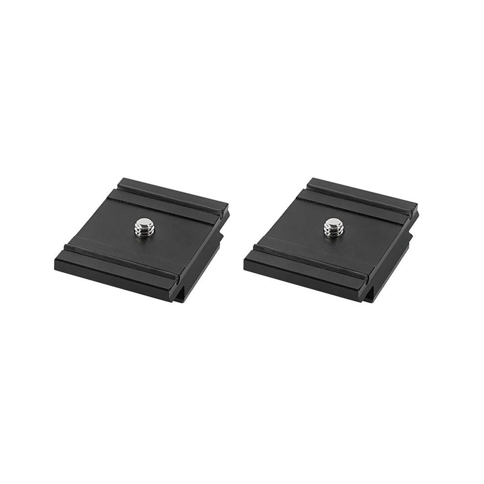 2X 200Pl-Pro Quick Release Cold Shoe Plate Mount Adapter For Mh494-Bh / Mh496-Bh Gimbal Dslr Camera Cage Black 4713421499792