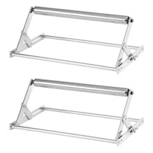 2X Foldable Stainless Steel Stand Adjustable Cutting Machine Material Support Frame for Cutting Stand Workbench Lift,B