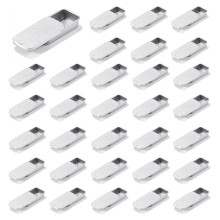 100 Pezzi Contenitori In Metallo con Coperchio Scorrevole, Scatole Rettangolari In Metallo con Coperchio Scorrevole per Candele, Gioielli,