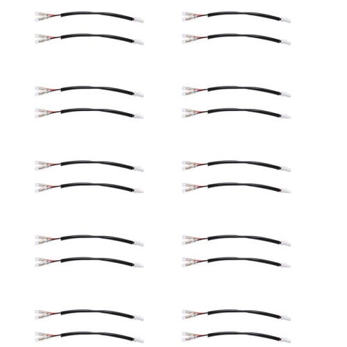 20Pcs Motorrad Blinker Kabelbaum Stecker Blinker Stecker Adapter für