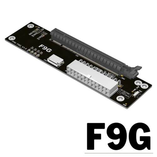 2X F9G OCuLink Interface External  Card Expansion Dock ATX Type Open PCIe4.0 64Gbps High-Speed Data Transfer 2