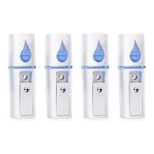 4X Extensions de Cils D'Atomisation de Vaporisateur Facial Facial Portable avec Miroir Blanc