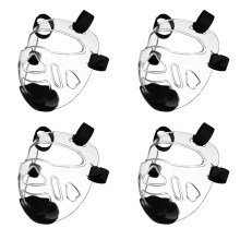 4X Taekwondo-Gesichtsmaske, Taekwondo, Transparent, Abnehmbar, Schutzmaske für Sport, Boxen, Taekwondo, Sanda, Kinder
