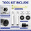 2X Angle Grinder Extension Pole,M10 Thread Polisher Adapter Pole, Grinder Extension for 100 Type Angle Grinder/Polisher 3