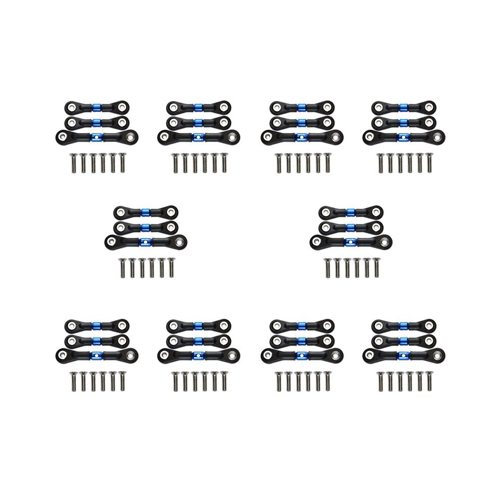 30Pcs Steering Link Rod Servo Rod For Tt-02 Tt-02T Tt02 Tt02t 1/10 Rc Car Upgrade Parts Accessories, 6034180196875