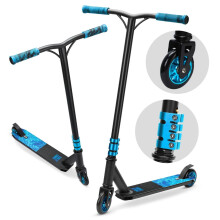 BOLDCUBE Deluxe Stunt Scooter Light Water for Boys and Girls Ages 8-12 Years | Anodized Finish | ABEC 9 | 4 Bolt Clamp | Marbled Grips | 7+ yrs