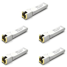 5X Módulo SFP+ Conmutador RJ45 Conector GBIC 10G Cable de Cobre SFP Puerto Eléctrico SFP 10G Módulo Óptico Puerto Ethernet