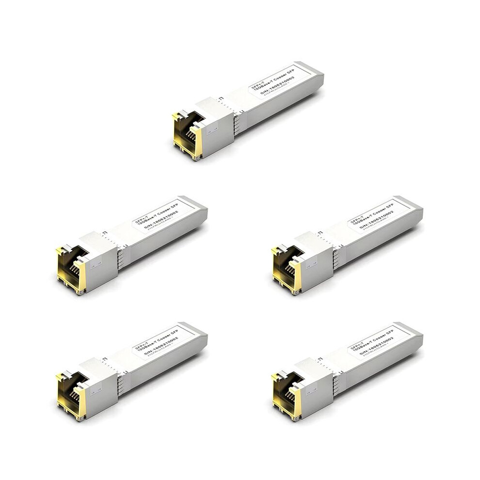 5X Sfp+ Module Rj45 Gbic 10G Connector Sfp Copper Cable Sfp 10G Electrical Port Optical Module Ethernet Port 4713617475777