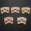25 Pieces Pont de Violon de Taille Plein 4/4 en Érable Code Qin Accessoires de Violon 7