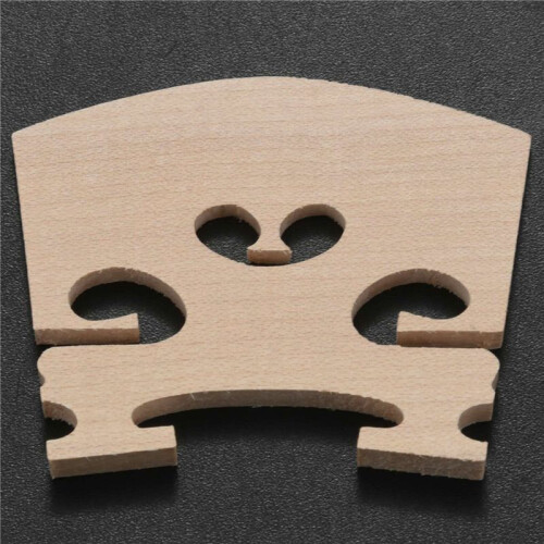 25 Pieces Maple 4/4 Full Size Violin Bridge Qin Code Violin Accessories 2