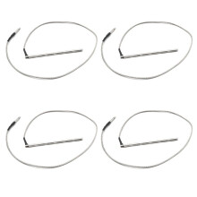 4X 6-Snarige Hooggevoelige Akoestische Gitaarbrug Zadelstang Piëzo Metalen Staaf Folkgitaar Pickup Stok Gitaaraccessoires