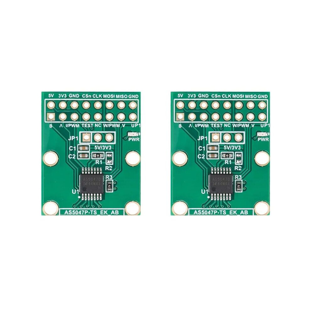 2X As5047p Encoder Adapter Board Simplefoc Doggo Magnetic Encoder Spi Abi Pulse Width Modulation 6032436650560