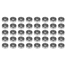 40pcs Miniature Rubber Sealed Metal Shielded Metric Radial Bearing, MR126 ZZ 6 X 12 X 4MM