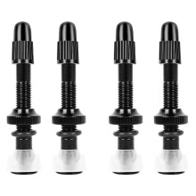 4pcs Bicycle Valve 40mm Mountain Road Bike Tubeless Tires Conversion Anodize Aluminum Alloy Sealant Accessories