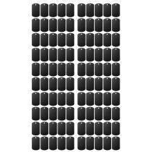 Aluminum Stamping Blanks Engraving Blank Tags 100 Pack, Laser Engraving Blanks Tags, Metal Business Card, DIY Projects
