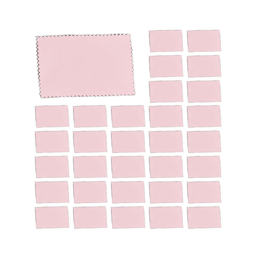 500Pcs Polish Cleaning Polishing Cloth Package Cleaning Cloth Ww Wiping Cloth Jewelry Suede Silver 4713319086318