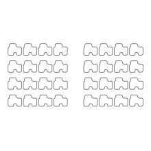 32Pcs Carburetor Repair Kit Bottom Shell Gasket for  CB500 CB600F CB1000F CB1000 CB 500 1000 F S PC32 PC34 CB500S
