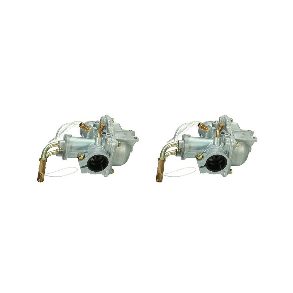 2X Motorcycle Carby Carb Carburetor Assembly For Peewee Pw50 Py50 Silver 6031539823086