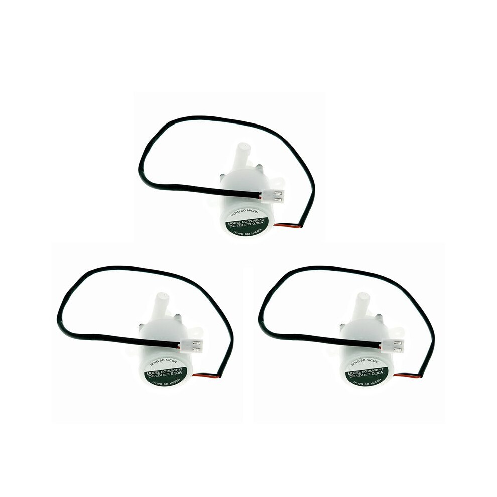 3X Zlwb-12 Hzb-12A/25Bf Household Small Ice Maker Water Pump For Hzb-50/Hzb-80/Hzb-13F Ice Maker Machine Dc12v 0.3A 4713068886450