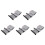 5X 40 Pin Replace Data Cable Female to Female IDE Cable Dual Row IDE Data Extension Cable 30cm for Server Hard Disk 1