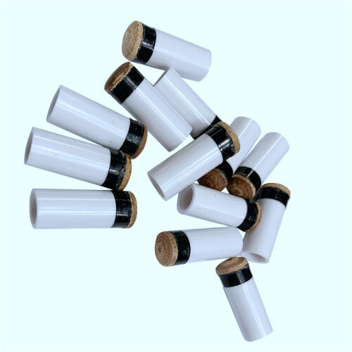 40Sets Billiard Cue Tips with Pool Cue Stick Ferrules 12mm Billiard Screw- Tips Replacement for Nine 1