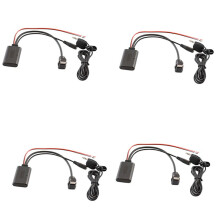 4X Car 5.0 Aux Cable Microphone Handsfree Mobile Phone Free Calling Adapter for Radio IP-BUS P99 P01