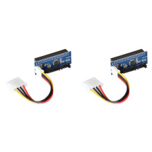 2X HDD 3.5 IDE to Adapter Hard Disk Converter PATA IDE 39/40Pin to 22Pin Hard Drive Connector with Data Cable