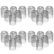 24 Pack Dach Rinnen Schutz 3 Zoll Erweiterbarer Aluminium Filter Sieb Dachrinnen Schutz zum Stoppen Von Verstopfungs BläTtern