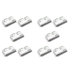 10X 8-CH UTP 720P/1080P HD Passieve Video Balun Transceiver, BNC Naar Cat5/5E/6 RJ45(T568B)UTP Kabel Converter Videozender