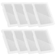 8er-Pack A4-Dateiboxen, Papieraufbewahrungsregal, Dokumentenschutz für Zeitschriften, Sammelalben, Büro- und Schulbedarf