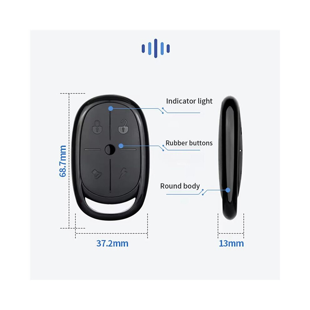 Wireless Copy Remote Controller 433Mhz Universal Remote Control Duplicator Clone Cloning Code For Garage Door Gate 2Pcs 4714165991412